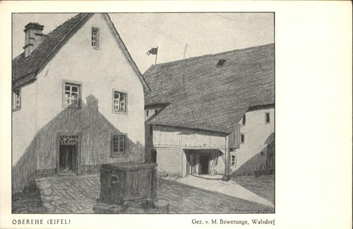 Oberehe Künstler M. Bewerunge