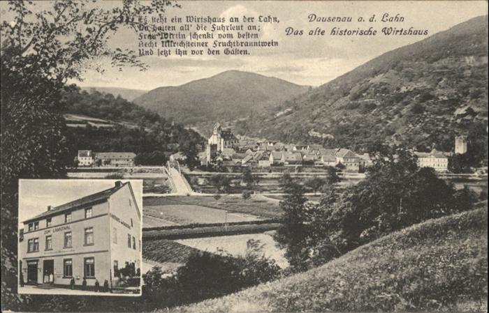 Dausenau Wirtshaus zum Lahnthal