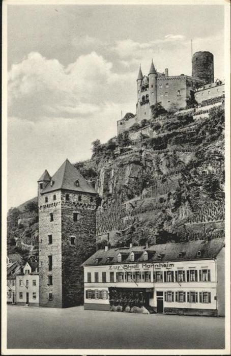 St Goarshausen Weinschenke zur Stadt Mannheim