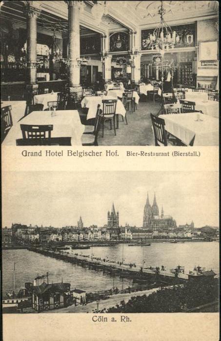 Koeln Rhein Köln Grand Hotel Belgischer Hof Bierres