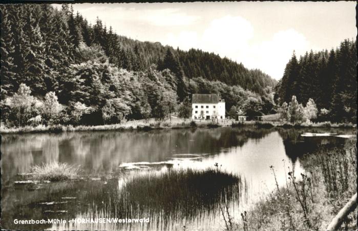 Horhausen Westerwald Gasthof-Pension Grenzbach-Mühle