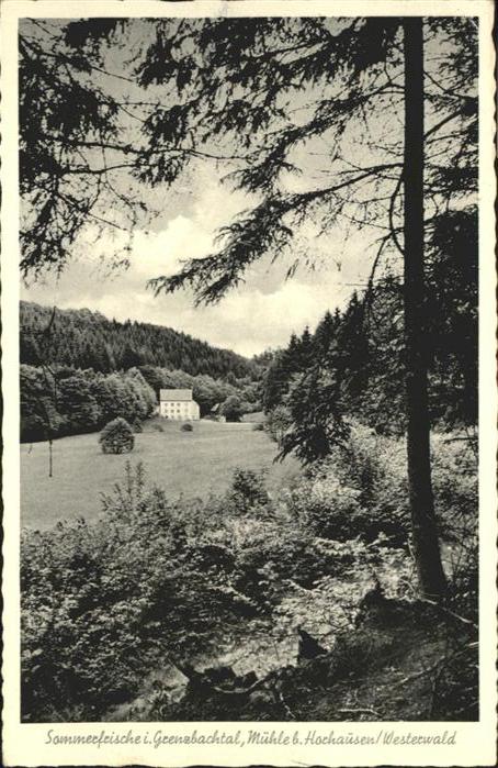 Horhausen Westerwald Grenzbachtal Mühle