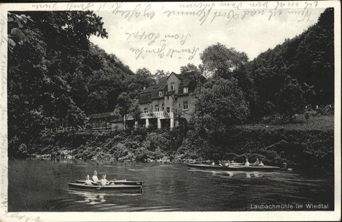 Rengsdorf [Stempelabschlag] Laubachmühle Wiedtal