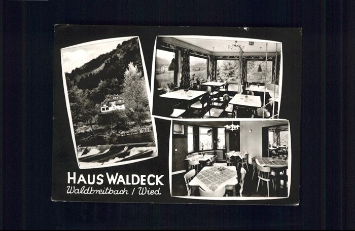 Waldbreitbach Wied Waldbreitbach Haus Waldeck Wied Hotel P