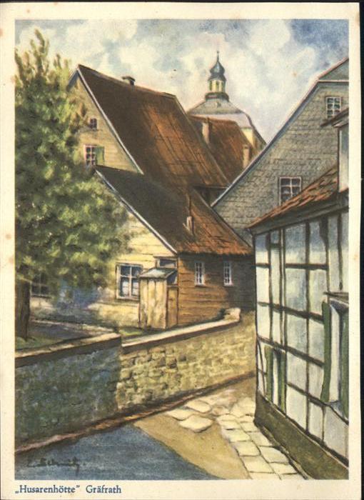 Graefrath olingen Husarenhötte Künstler Erwin Sch