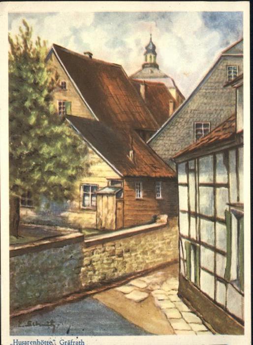 Graefrath olingen Husarenhötte Künstler Erwin Sch