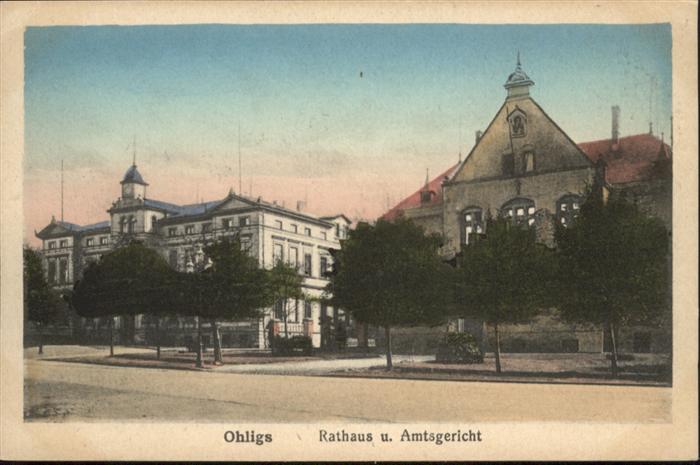 Ohligs Rathaus Amtsgericht