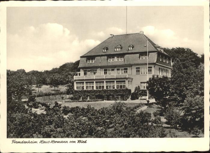 Rengsdorf Fremdenheim Haus Hermann von Wied