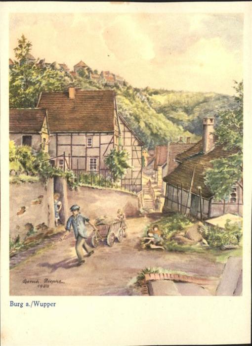 Burg Wupper Künstler Bernhard Riepke