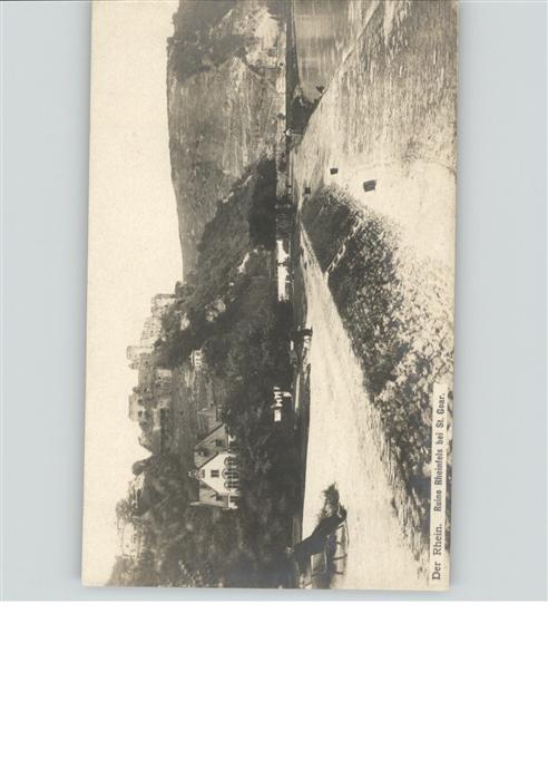 St Goar Rhein Ruine Rheinfels