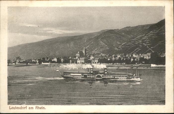 Leutesdorf Rheindampfer