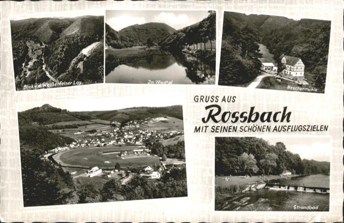 Rossbach Wied Wiedtal Neschermühle Bad