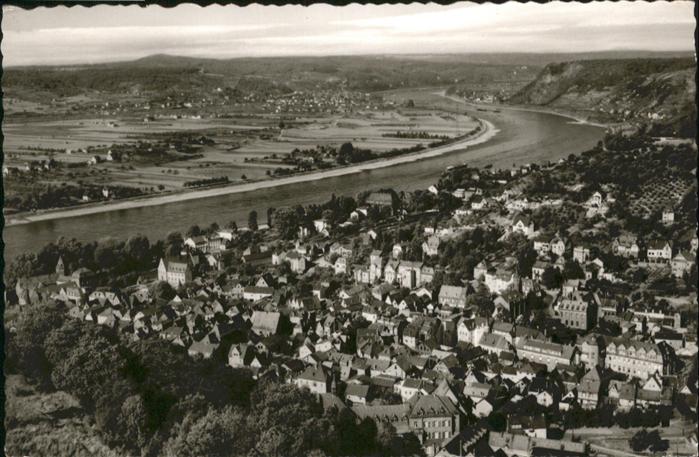 Linz Rhein Fliegeraufnahme