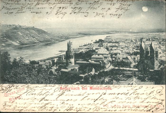 Andernach Rhein Rheinland-Pfalz