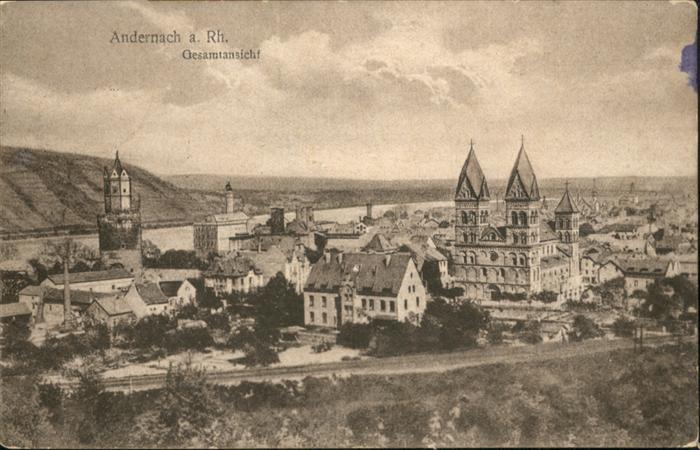 Andernach Rhein Rheinland-Pfalz Kirche Runder Turm