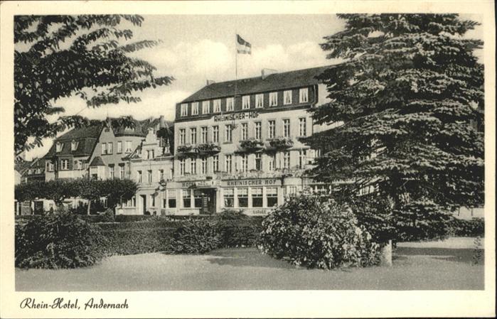 Andernach Rhein Rheinland-Pfalz Rhein-Hotel