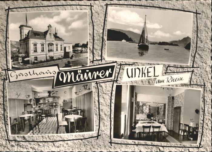 Unkel Rhein Unkel Gasthaus Mäurer