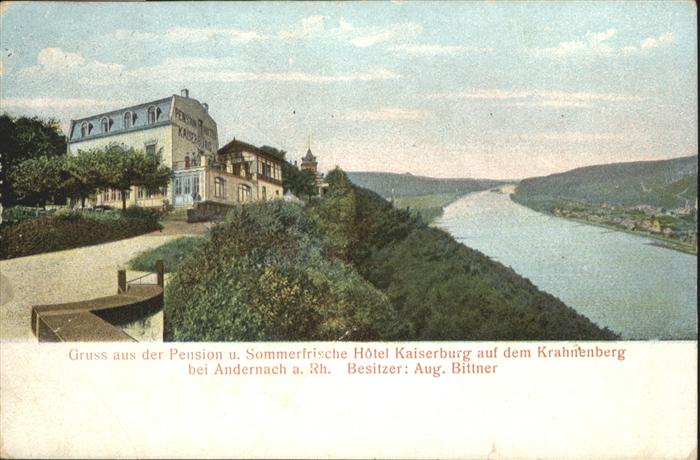 Andernach Krahnenberg Pension Kaiserburg