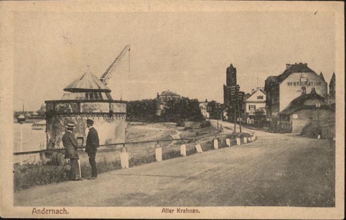 Andernach Rhein Rheinland-Pfalz Alter Krahnen