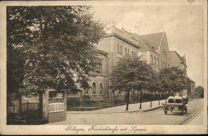 Solingen Friedrichstrasse Lyzeum