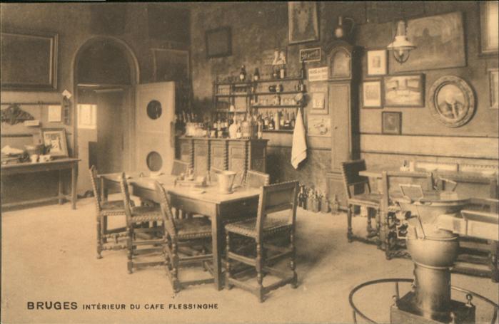 Bruges BRUGGE Belgie Bruges Cafe Flessinghe