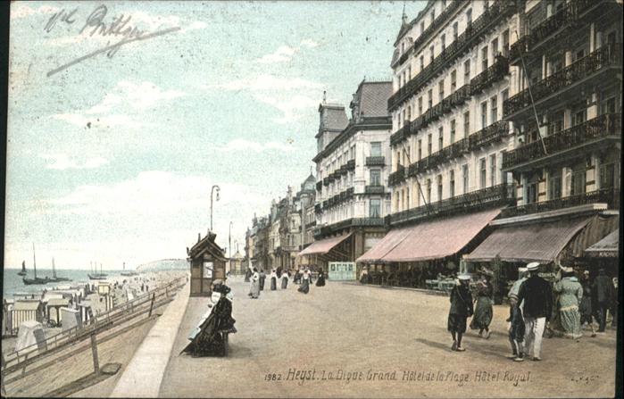 Heyst-sur-Mer Flandre Digue Grand Hotel Plage Hotel Royal