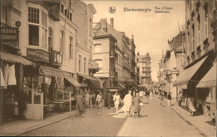 Blankenberghe Rue Quest Weststraat