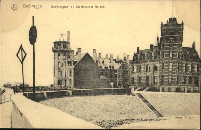 Zeebrugge Kusttelegraaf Staatsdienst Huizen