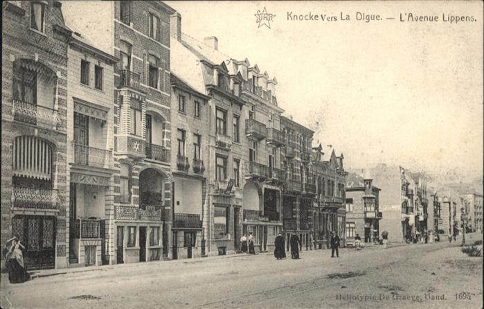 Knocke Digue Avenue Lippens