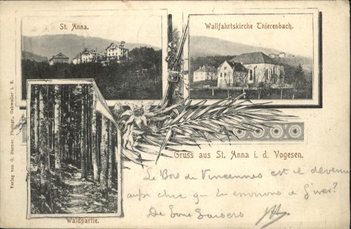 Saint-Anna Thierenbach Vogesen