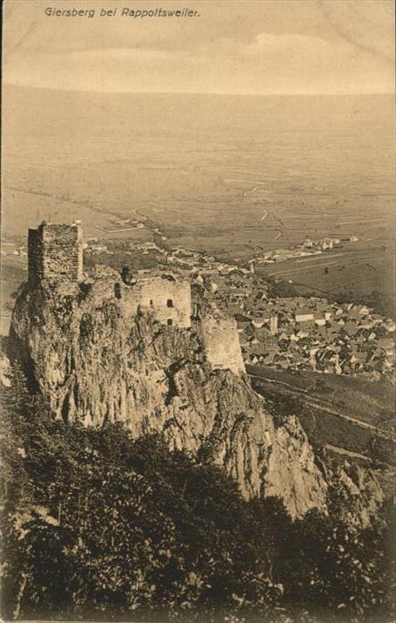Rappoltsweiler Haut Rhin Elsass Rappoltsweiler Giersberg