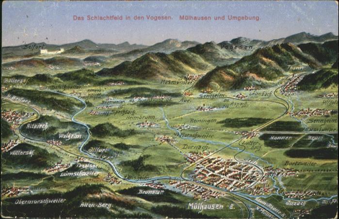 Muehlhausen Elsass Mülhausen_Elsass Schlachtfeld Vogesen L