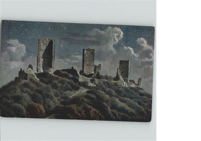 Egisheim Drei Exen Vogesen Burg Künstler W. Bürg