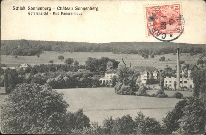 Carspach [handschriftlich] Schloss Chateau Sonne