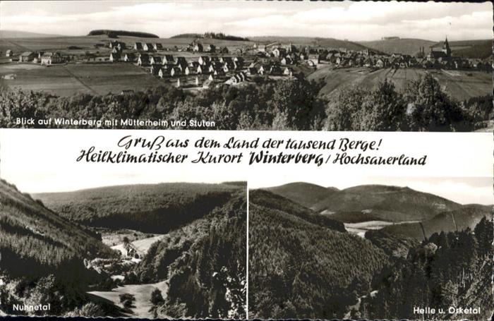 Winterberg Hochsauerland Winterberg Nuhnetal Helle Orketal