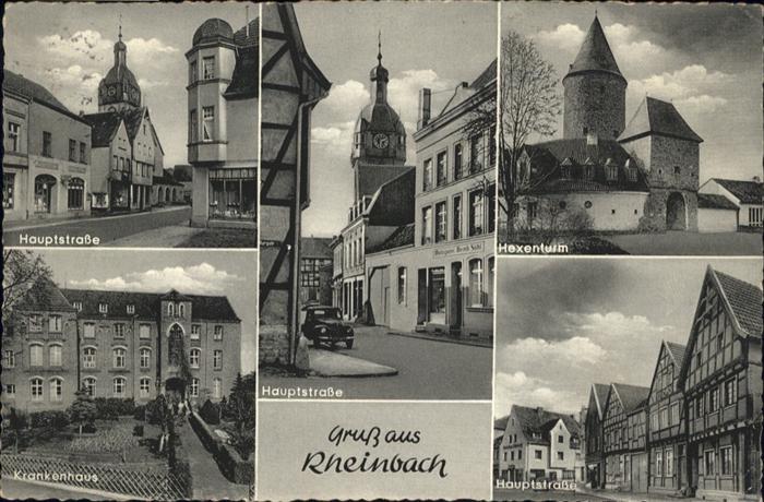Rheinbach NRW Hauptstrasse Krankenhaus Hexenturm