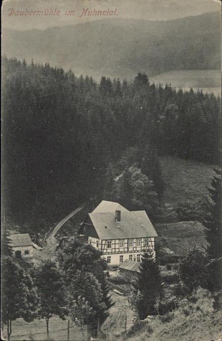 Winterberg Hochsauerland Winterberg Daubermühle Nuhnetal