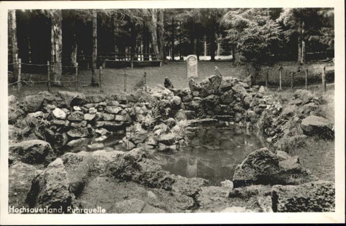 Zueschen Sauerland Züschen_Winterberg [?] Ruhrquelle