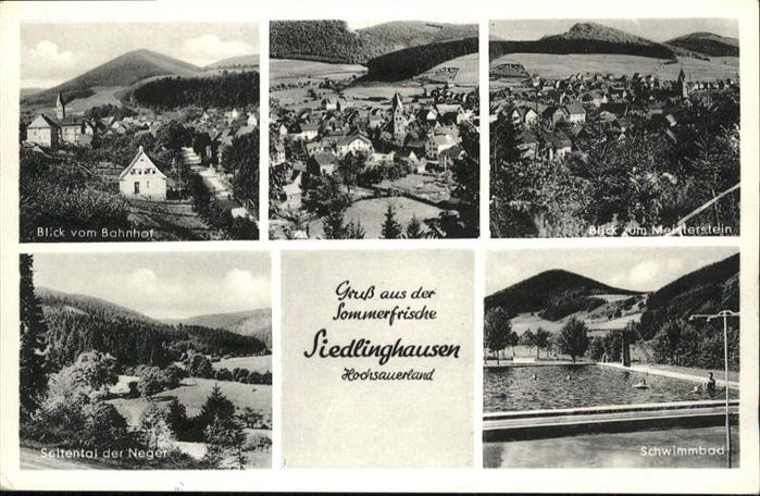 Siedlinghausen Bahnhof Schwimmbad Meisterstein