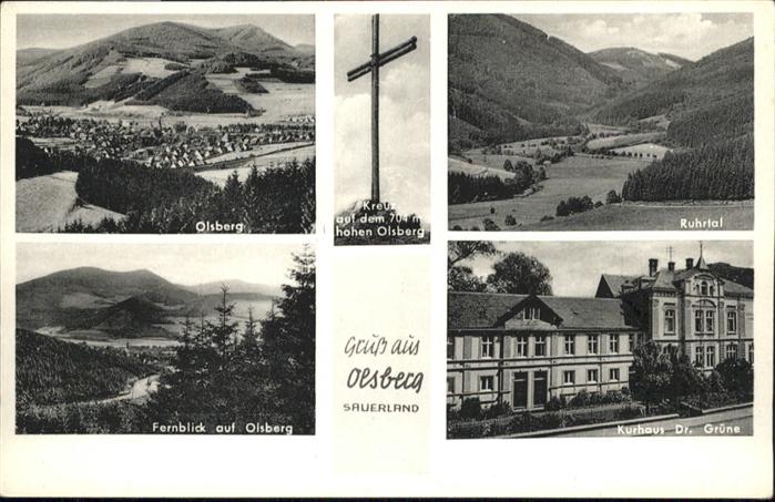 Olsberg Sauerland Olsberg Ruhrtal Kurhaus Dr Grüne Kreuz