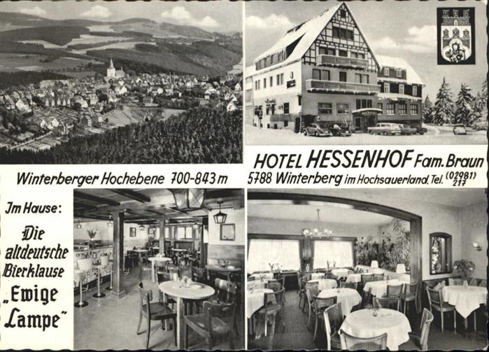 Winterberg Hochsauerland Winterberg Hotel Hessenhof