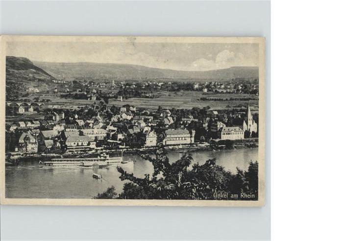 Unkel Rhein Unkel Schiff