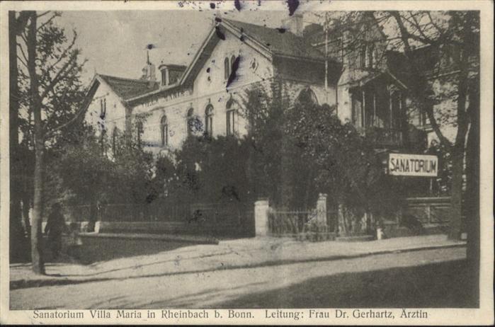 Rheinbach NRW Sanatorium Villa Maria