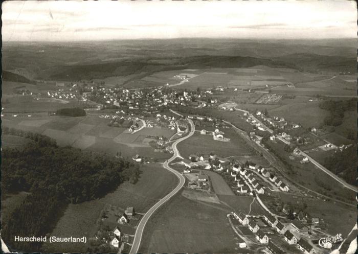 Herscheid Sauerland Herscheid Fliegeraufnahme
