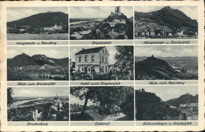 Koenigswinter Petersberg Drachenfels Hotel zum Drache