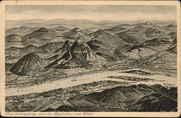 Drachenfels Panoramakarte