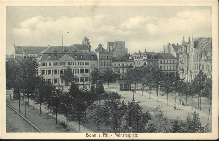 Bonn Rhein Bonn Münsterplatz