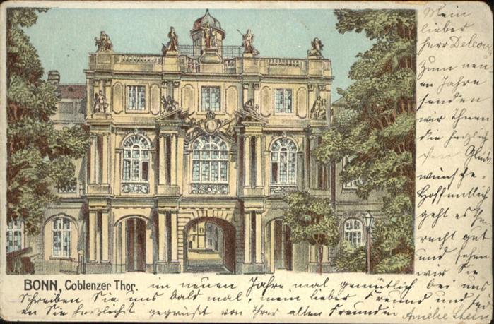 Bonn Rhein Bonn Koblenzertor