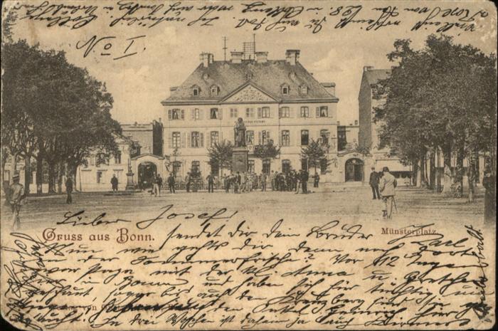 Bonn Rhein Bonn Münsterplatz