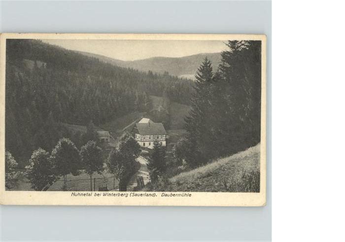 Winterberg Hochsauerland Winterberg Nuhnetal Daubermühle